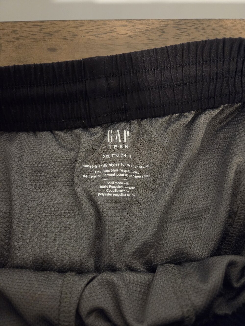 Gap Teen - Black Athletic Shorts - Picture 12 of 12